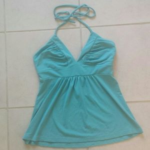 Susana Monaco Turquoise Halter Top